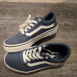 Vans Blue Canvas Sneakers